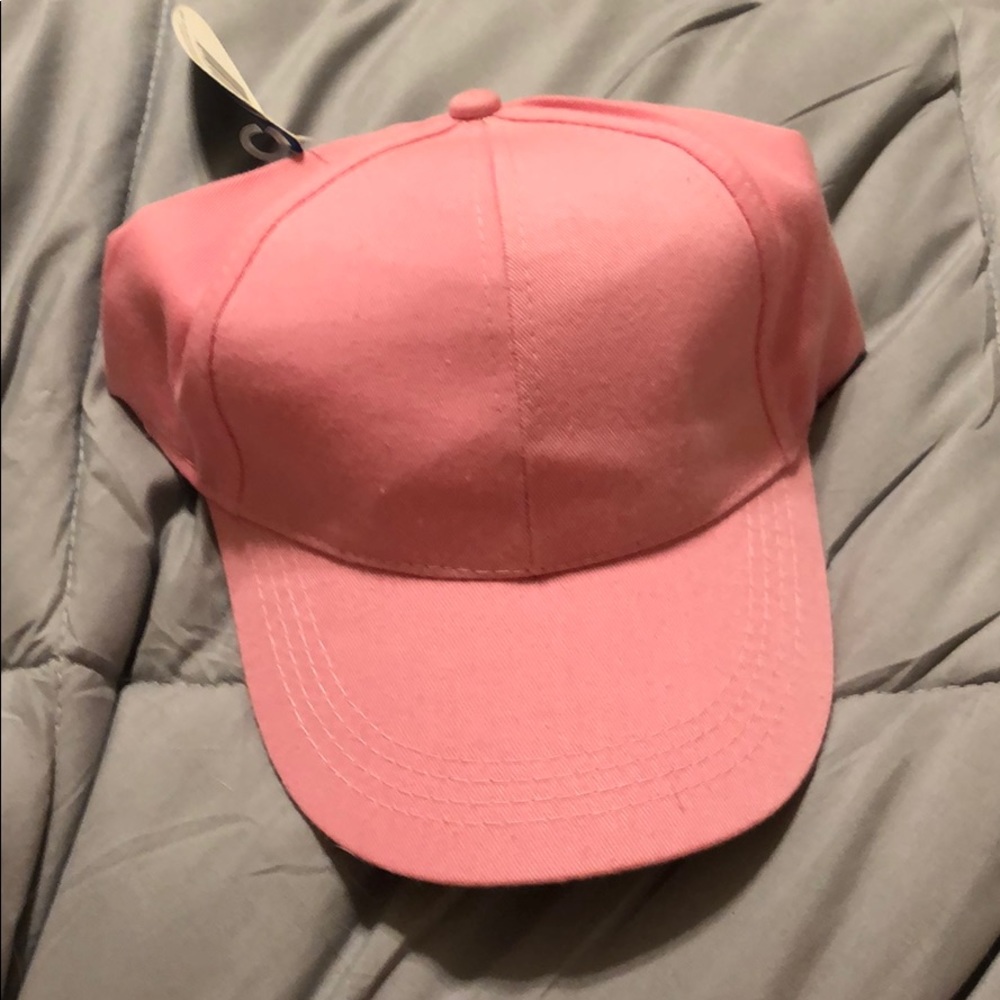 Pink ball cap